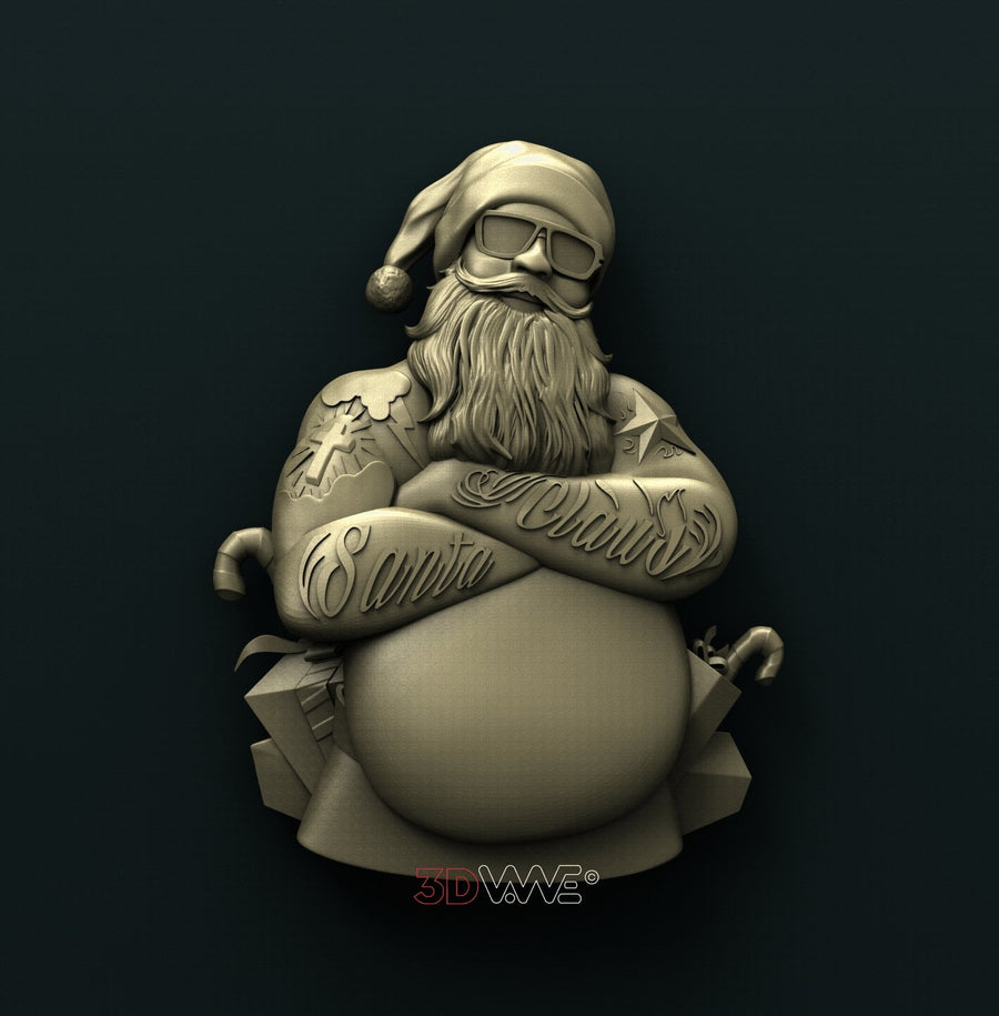 SANTA CLAUS 3D STL 3DWave