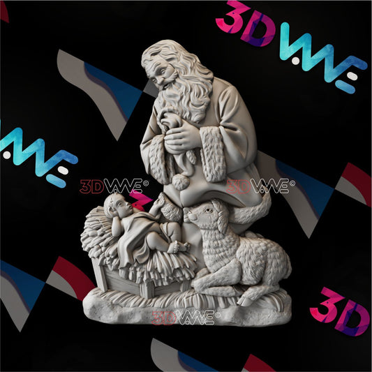 SANTA CLAUS 3d stl 3DWave