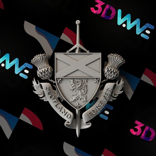 SCOTLAND FOREVER 3d stl 3DWave.us