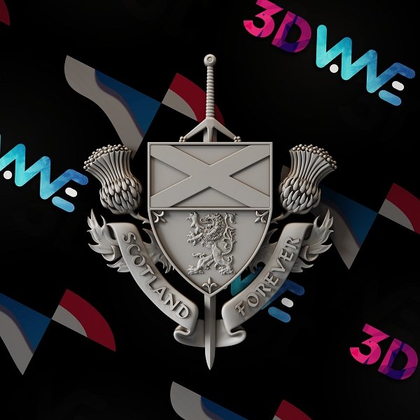 SCOTLAND FOREVER 3d stl 3DWave.us