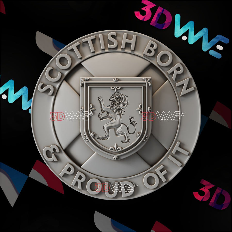 SCOTTISH BORN 3d stl 3DWave.us