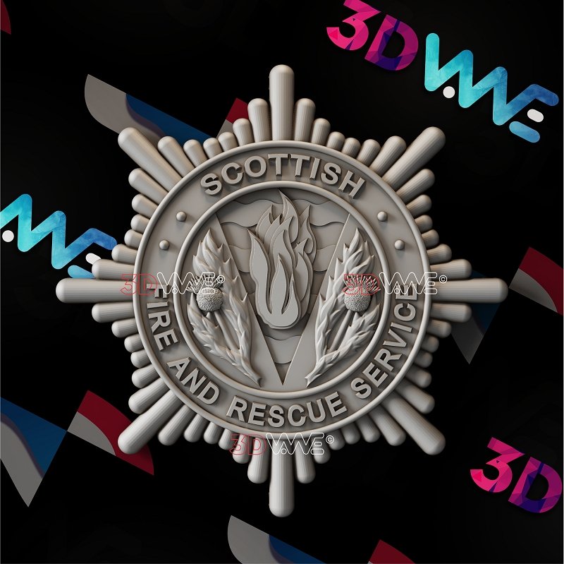 SCOTTISH FIRE AND RESCUE SERVICE 3d stl 3DWave