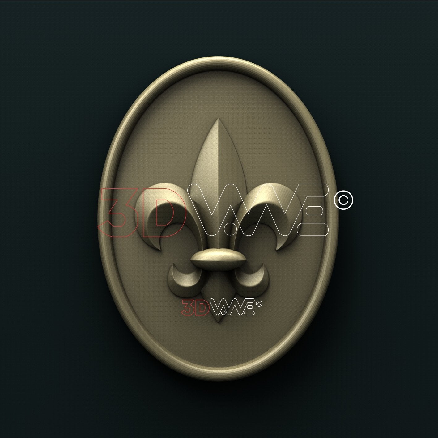 SCOUT BADGE 3D STL 3DWave
