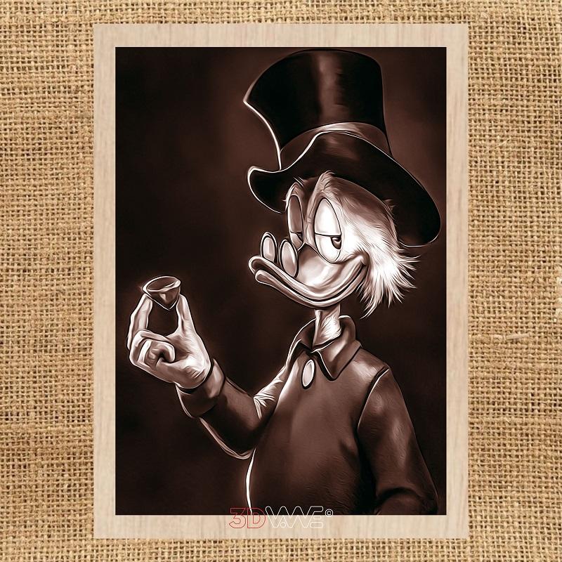 SCROOGE MCDUCK pyroprinter & laser-ready file 3DWave.us
