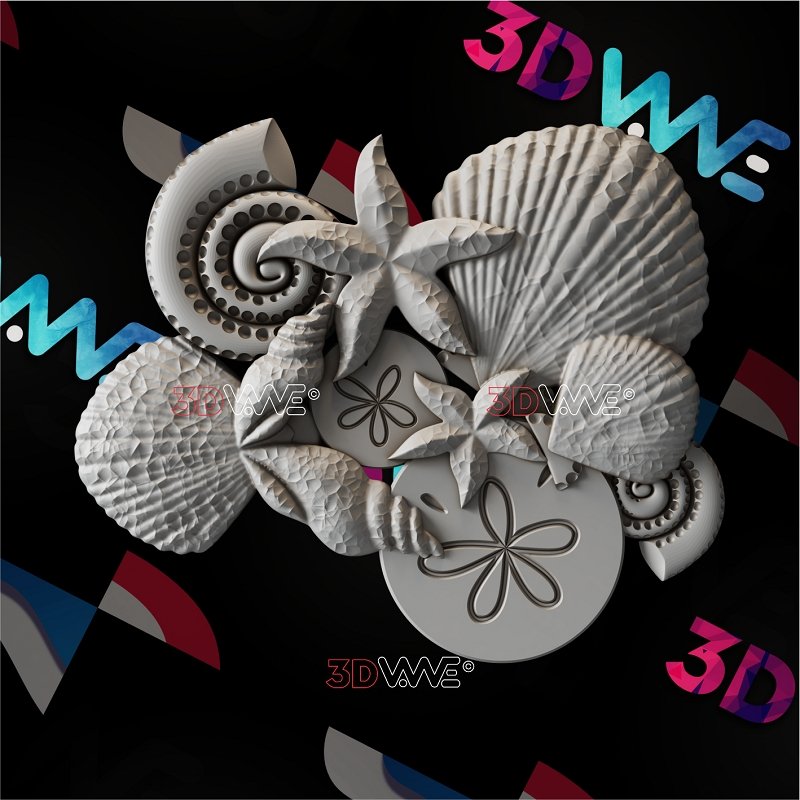 SEA DECOR 3d stl 3DWave.us