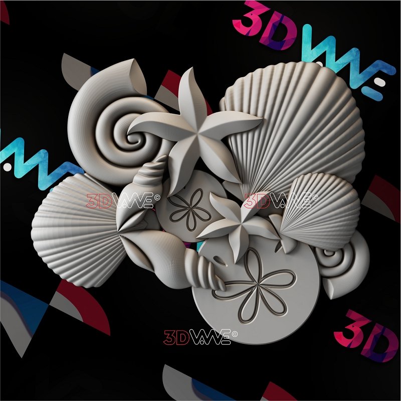 SEA DECOR 3d stl 3DWave.us