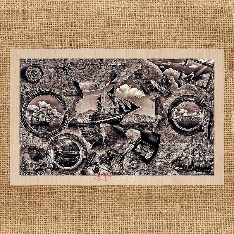 SEA Glowforge laser file 3DWave