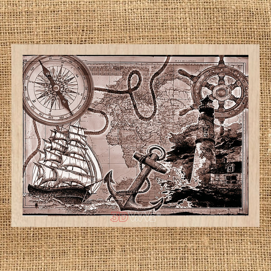 SEA MAP pyroprinter & laser-ready files 3DWave.us