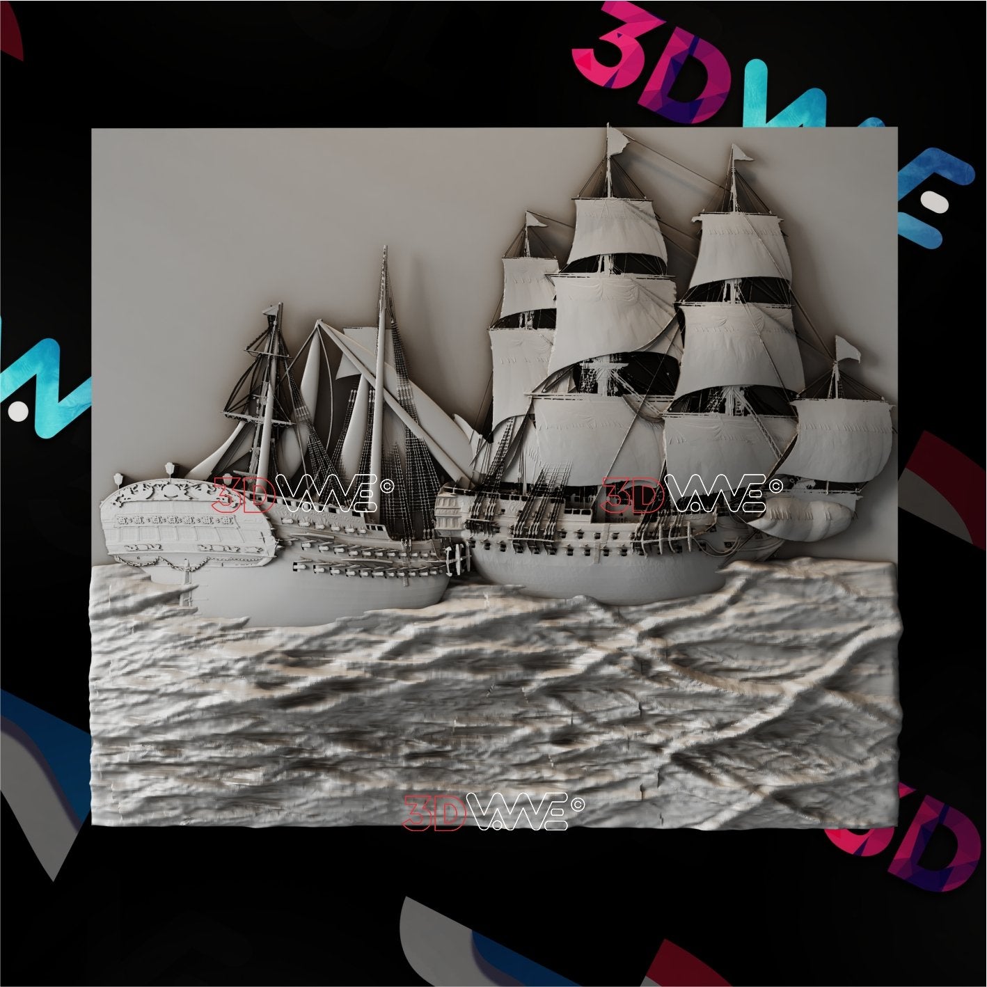 SEA SHIPS 3d stl 3DWave.us