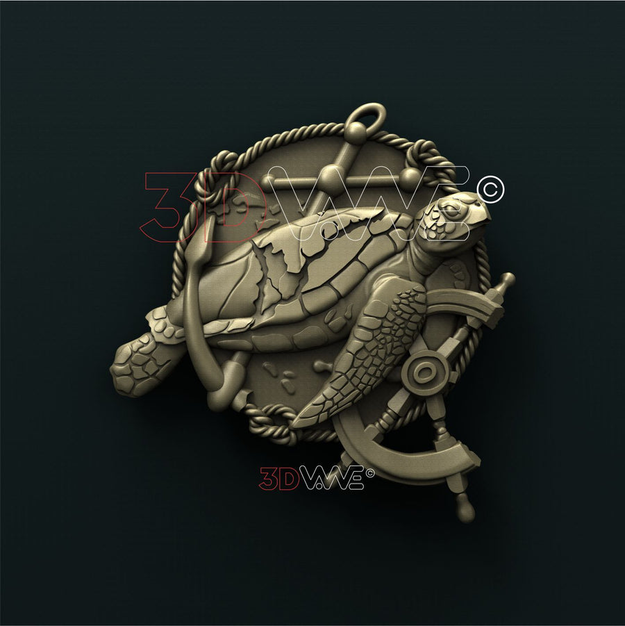 SEA TURTLE 3D STL 3DWave