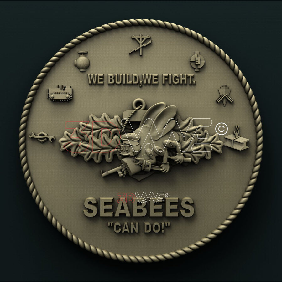 SEABEES 3D STL 3DWave