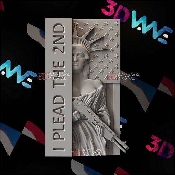 SECOND AMENDMENT 3d stl 3DWave.us