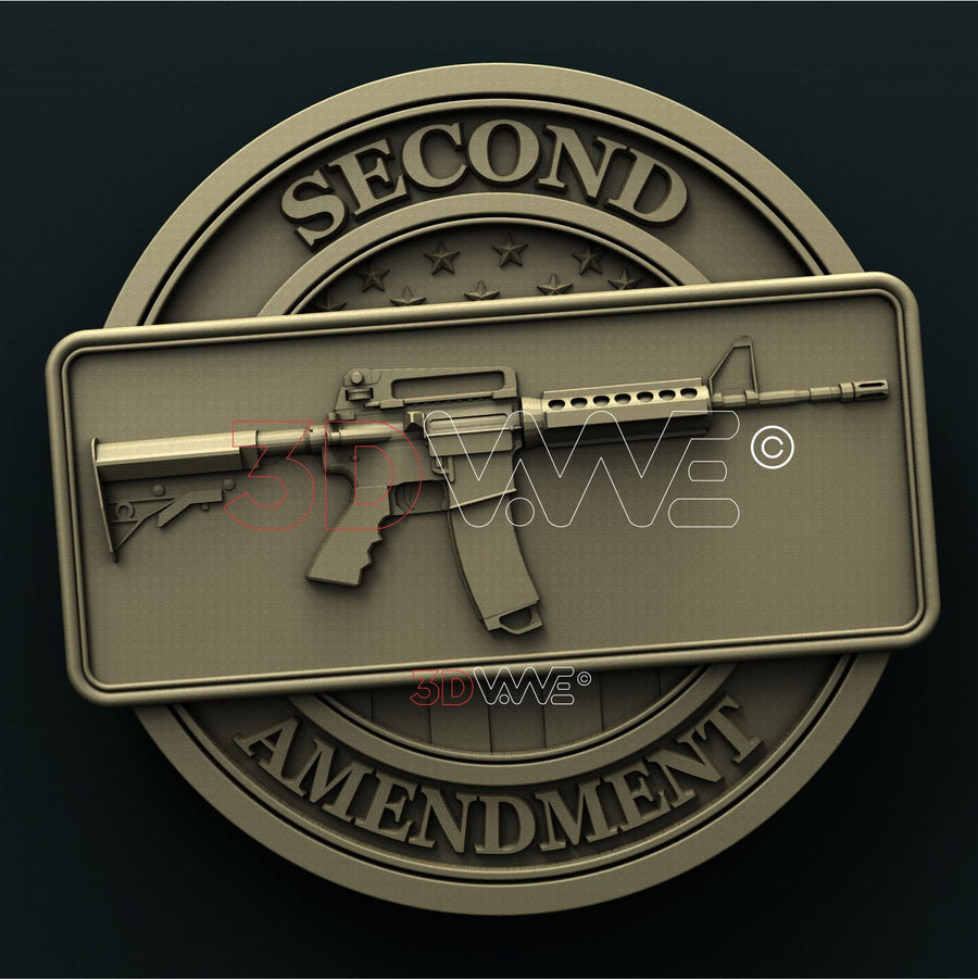 SECOND AMENDMENT 3D STL 3DWave