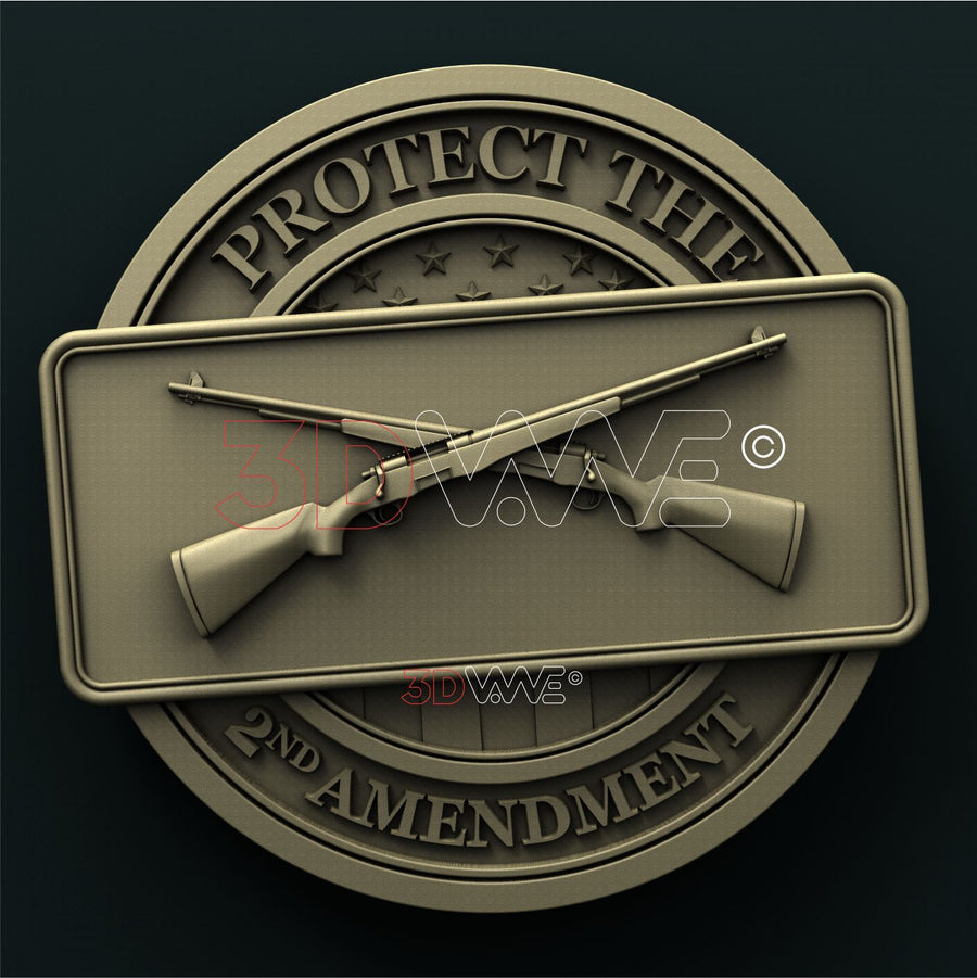 SECOND AMENDMENT 3D STL 3DWave