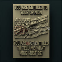 Thumbnail for SECOND AMENDMENT 3D STL 3DWave