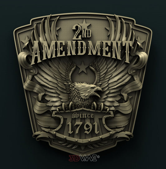 SECOND AMENDMENT 3D STL 3DWave