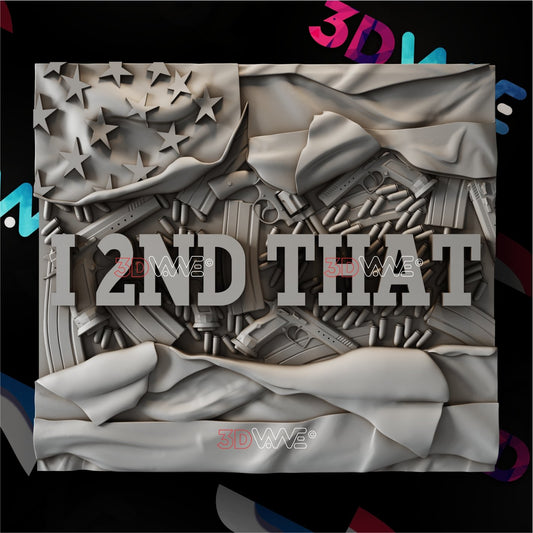 SECOND AMENDMENT 3d stl 3DWave.us
