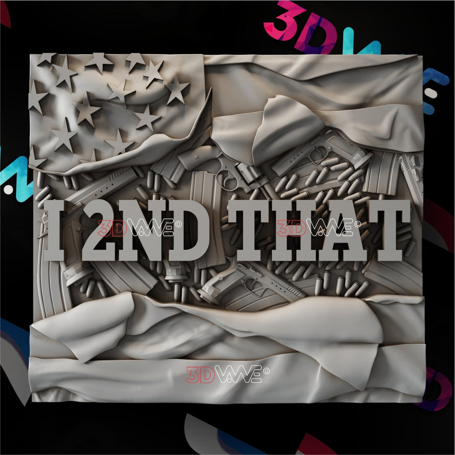 SECOND AMENDMENT 3d stl 3DWave.us