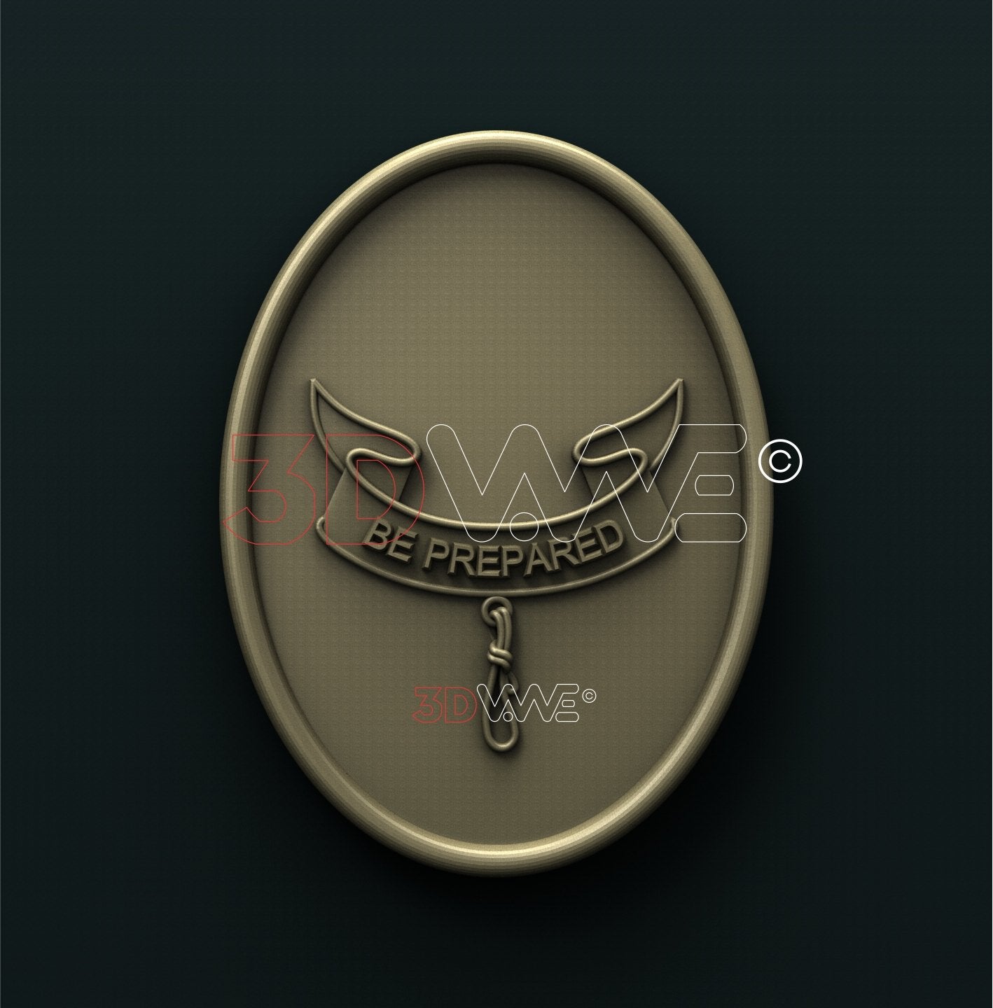 SECOND CLASS BOY SCOUT RANK 3D STL 3DWave