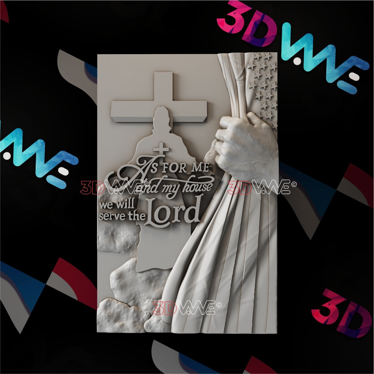 SERVE THE GOD 3d stl 3DWave.us