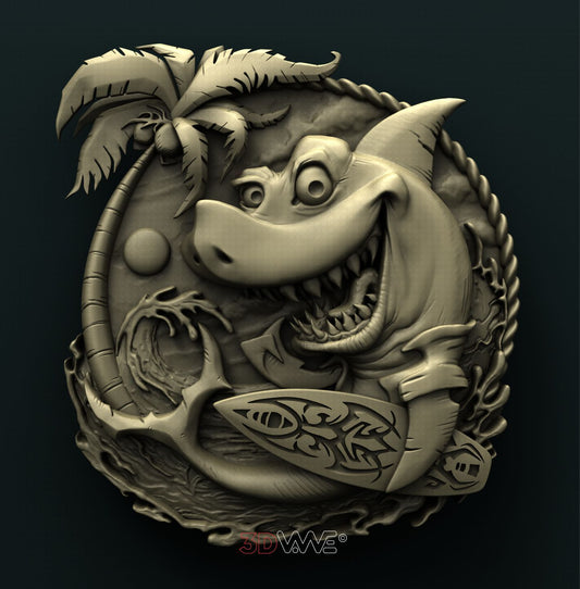 SHARK 3D STL 3DWave