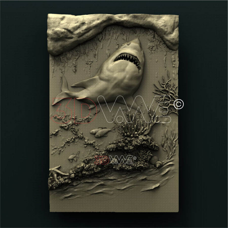 SHARK 3D STL 3DWave