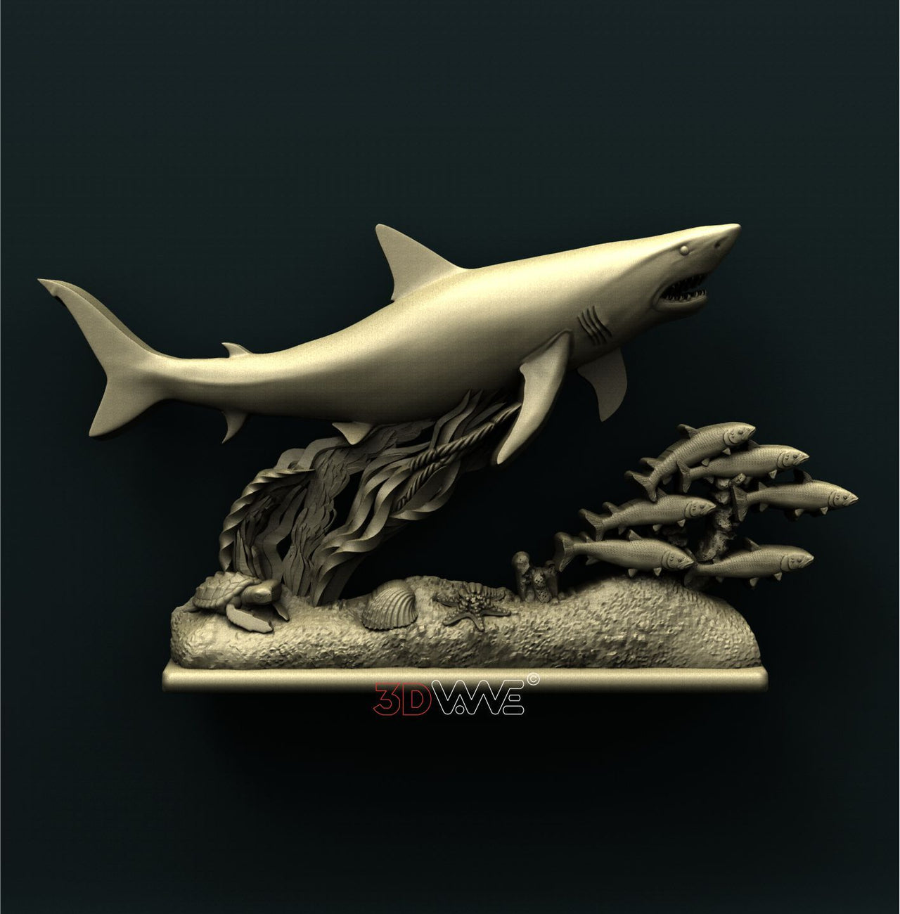 SHARK 3D STL 3DWave