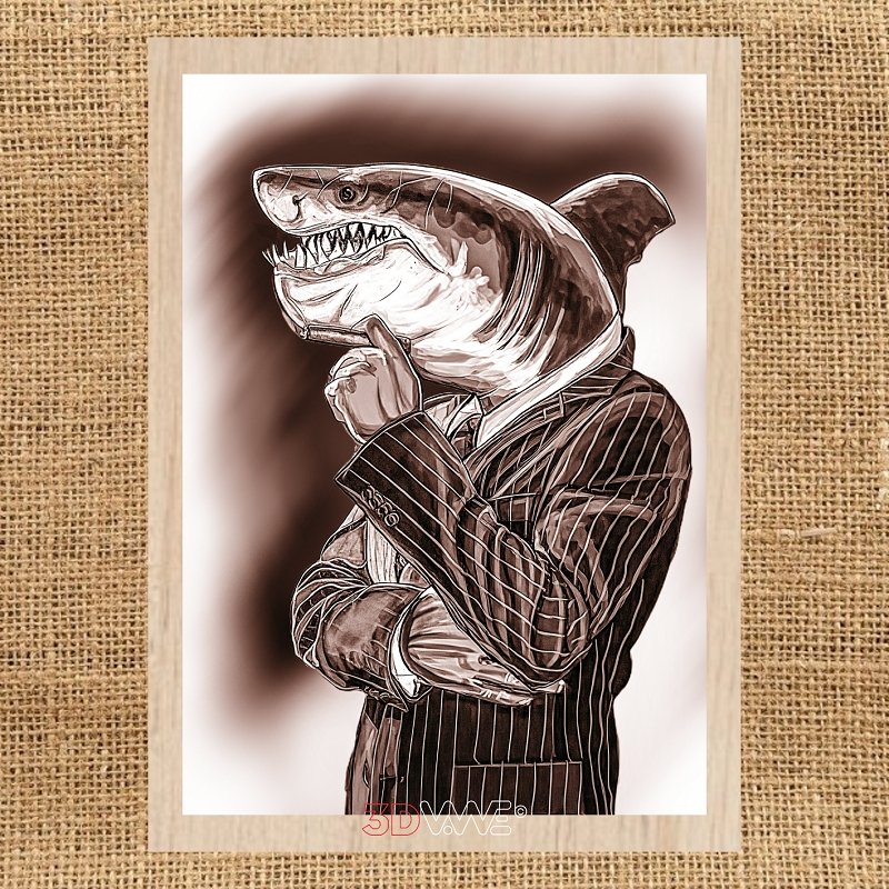 SHARKMAN pyroprinter and laser-ready files 3DWave.us