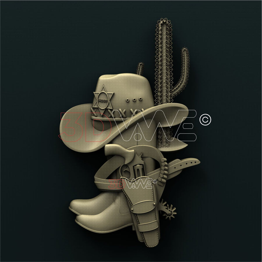 SHERIFF 3D STL 3DWave