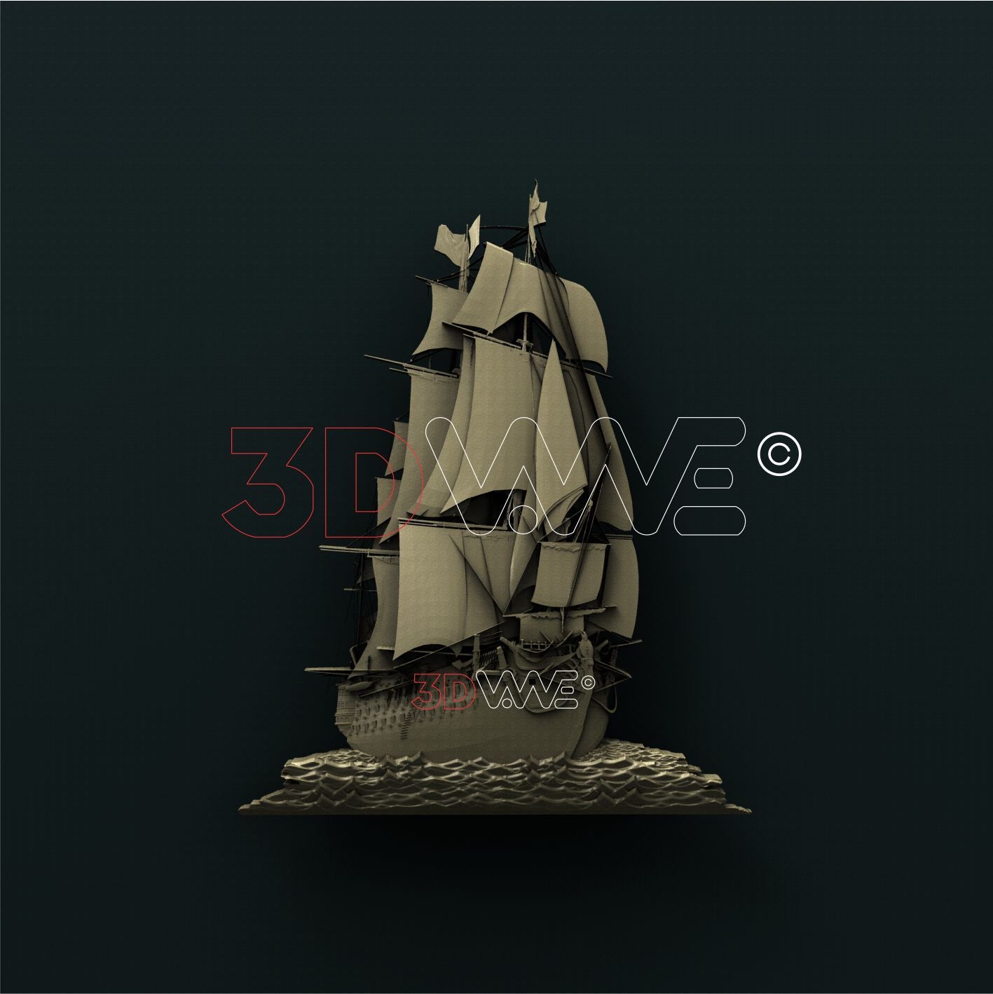 SHIP 3D STL 3DWave