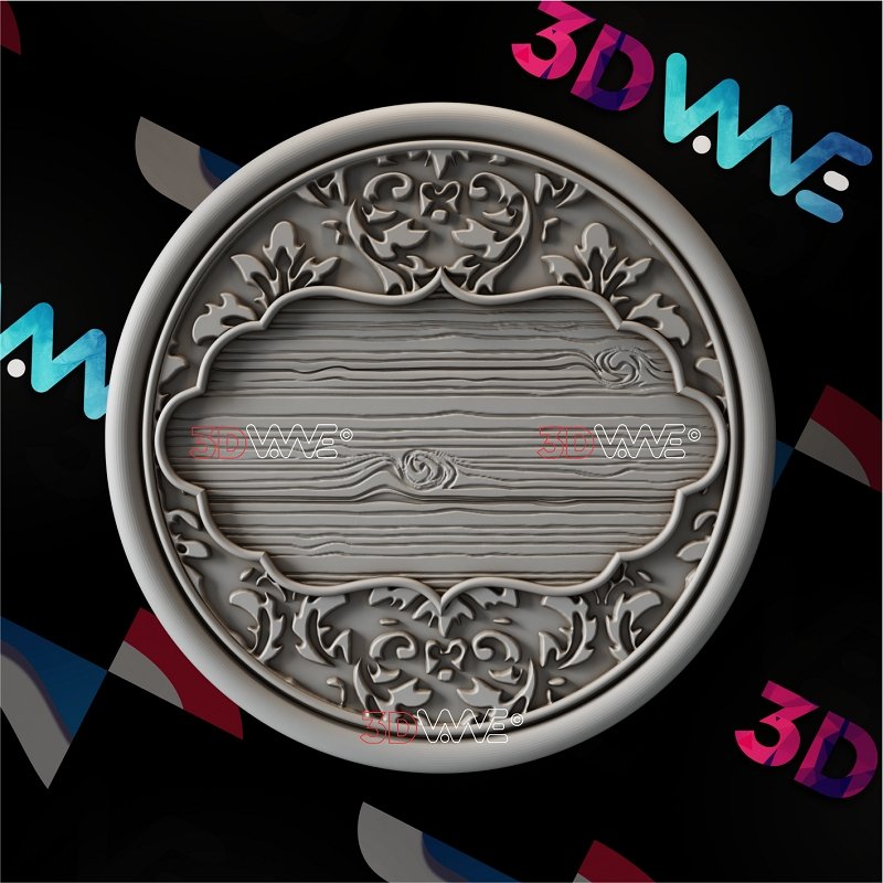 SIGN BACKGROUND 3d stl 3DWave.us