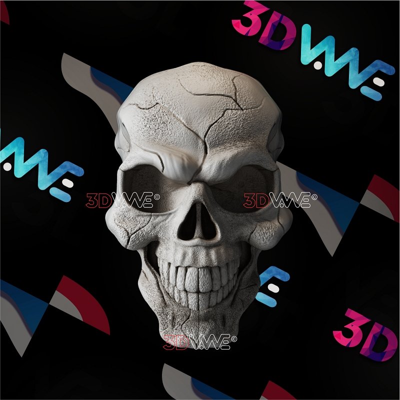 SKULL 3d stl 3DWave.us