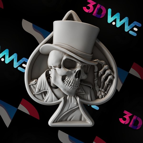 SKULL 3d stl 3DWave.us
