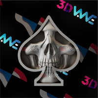 Thumbnail for SKULL 3d stl 3DWave.us