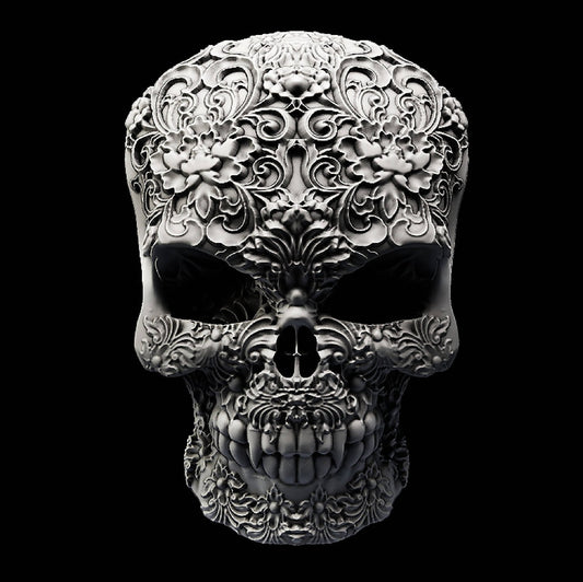 Skull dekor 3d stl Robert