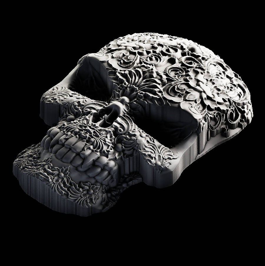 Skull dekor 3d stl Robert