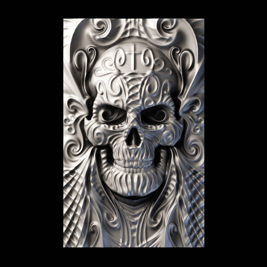 Skull pano 3d stl Robert