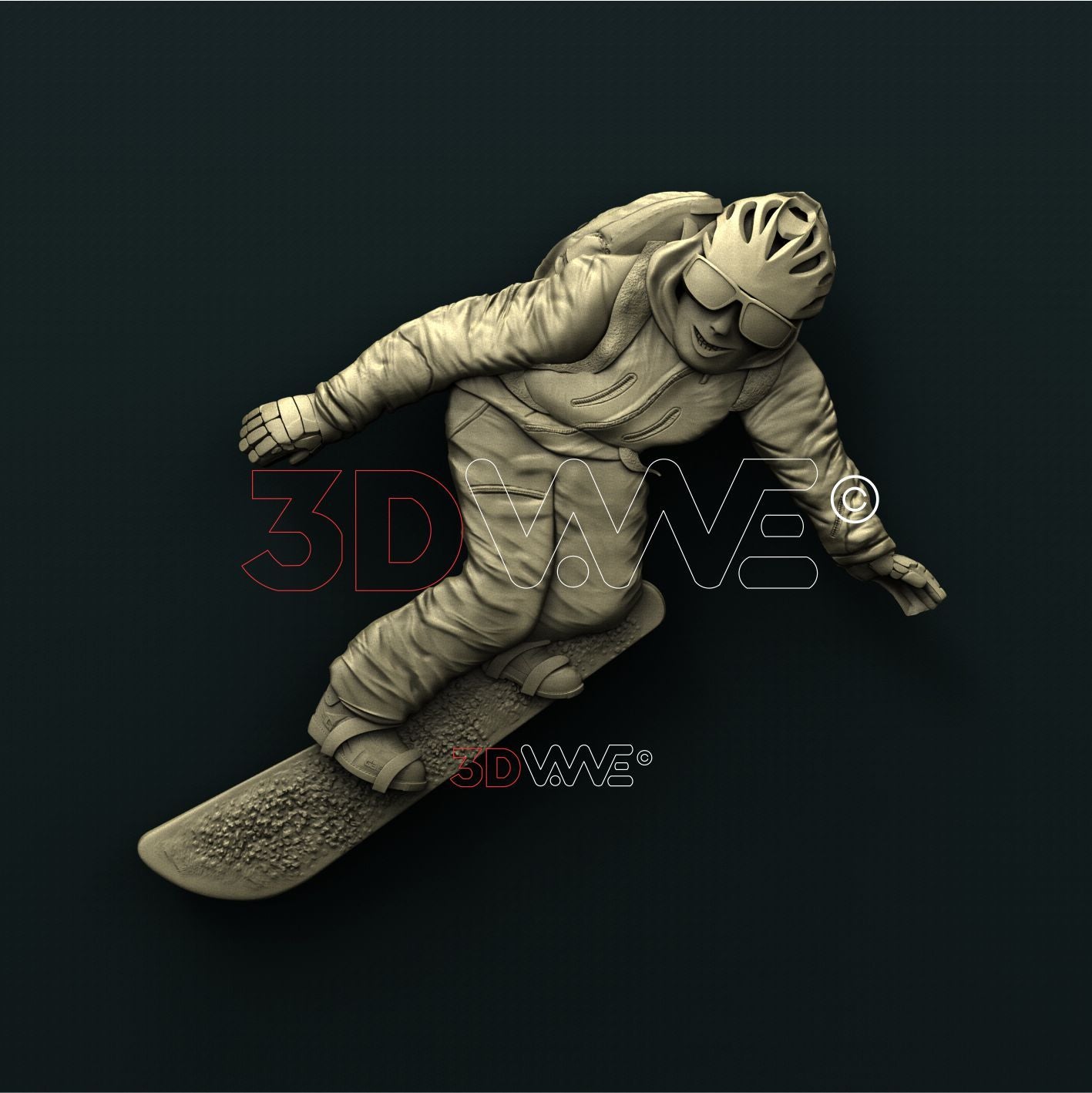 SNOAWBOARD 3D STL 3DWave