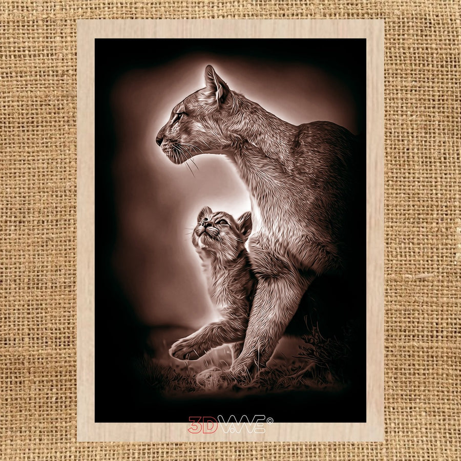 SNOW LEOPARD pyroprinter & laser-ready files 3DWave.us