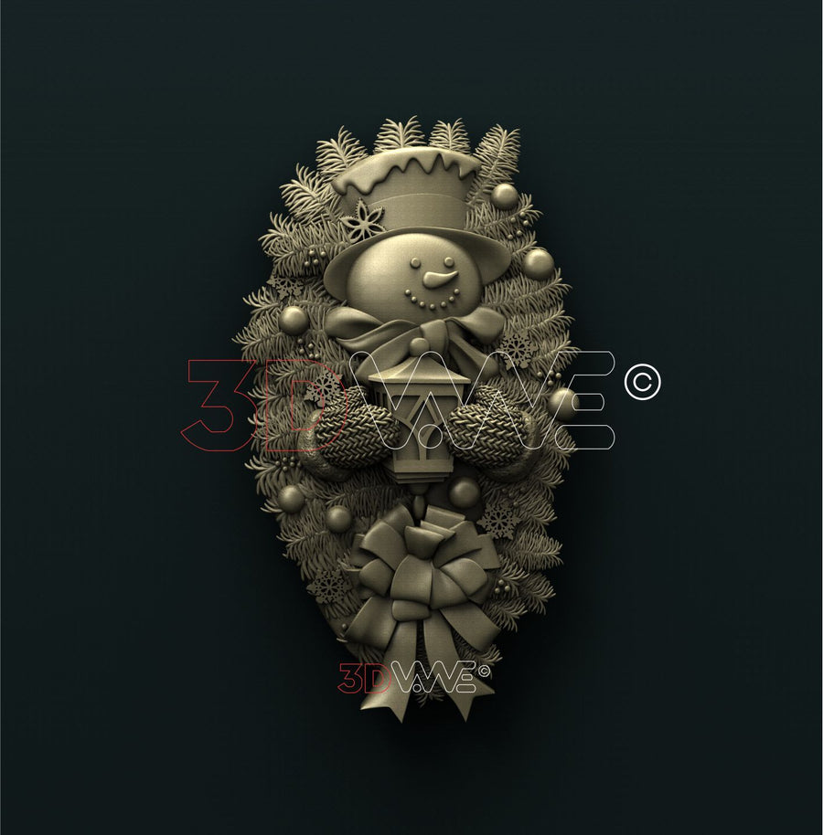 SNOWMAN 3D STL 3DWave