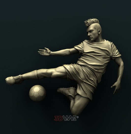 SOCCER PALYER 3D STL 3DWave