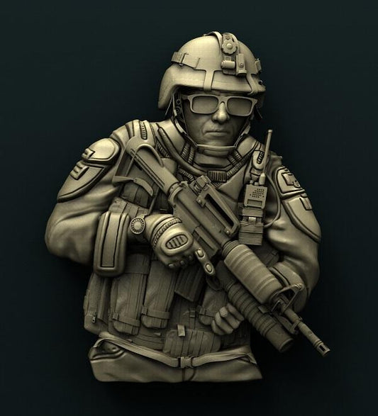 SOLDIER 3D STL 3DWave