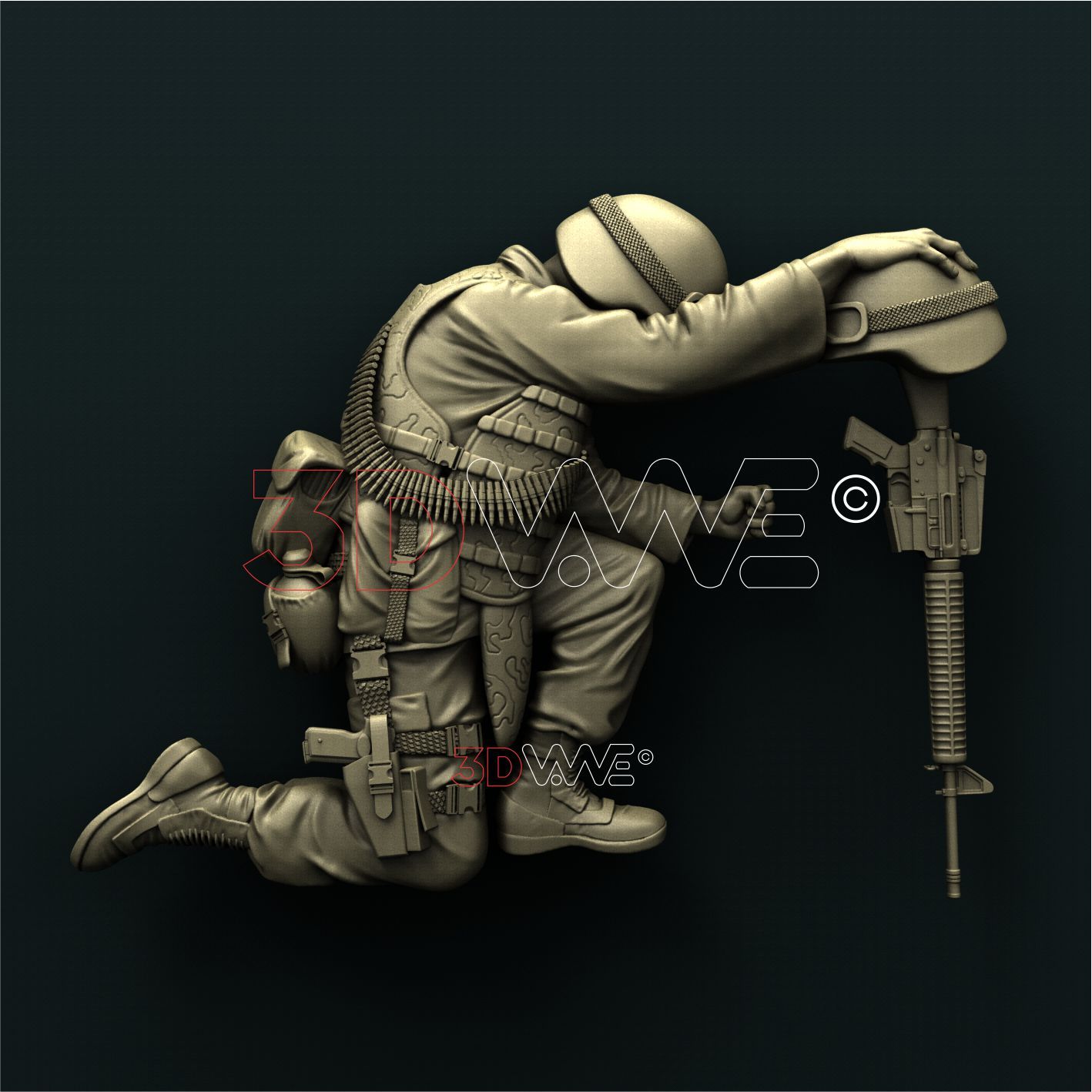 SOLDIER 3D STL 3DWave