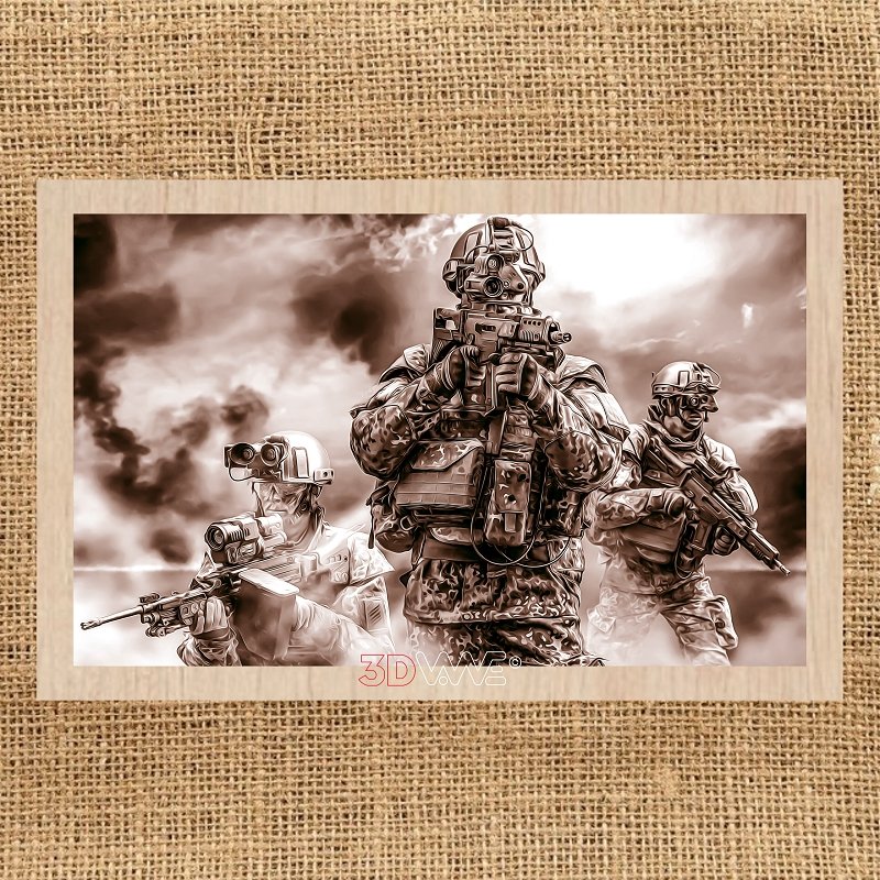 SOLDIERS laser-ready file 3DWave.us