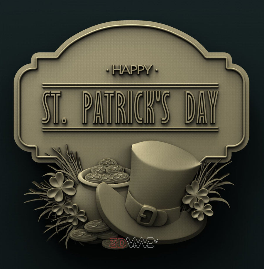 ST. PATRICKS DAY 3D STL 3DWave