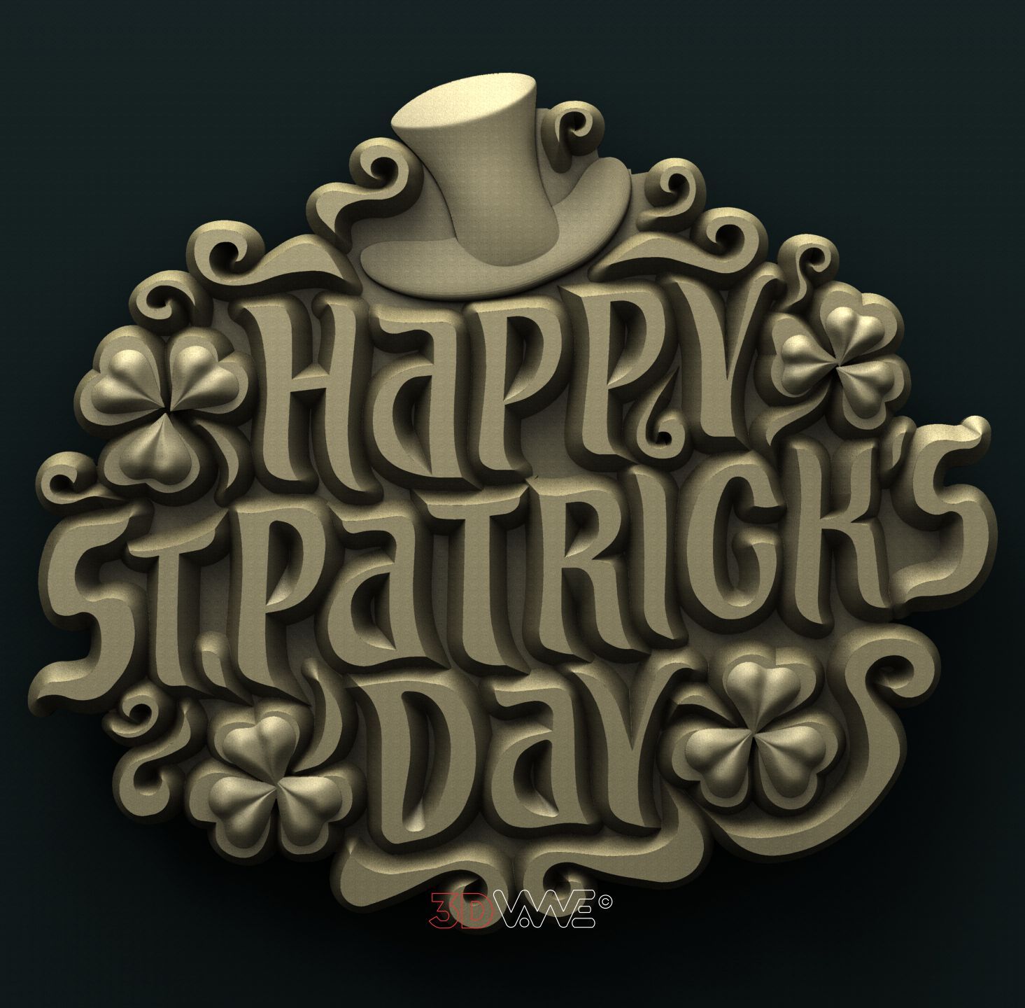 ST. PATRICK'S DAY 3D STL 3DWave