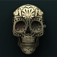 Thumbnail for SUGAR SKULL 3D STL 3DWave