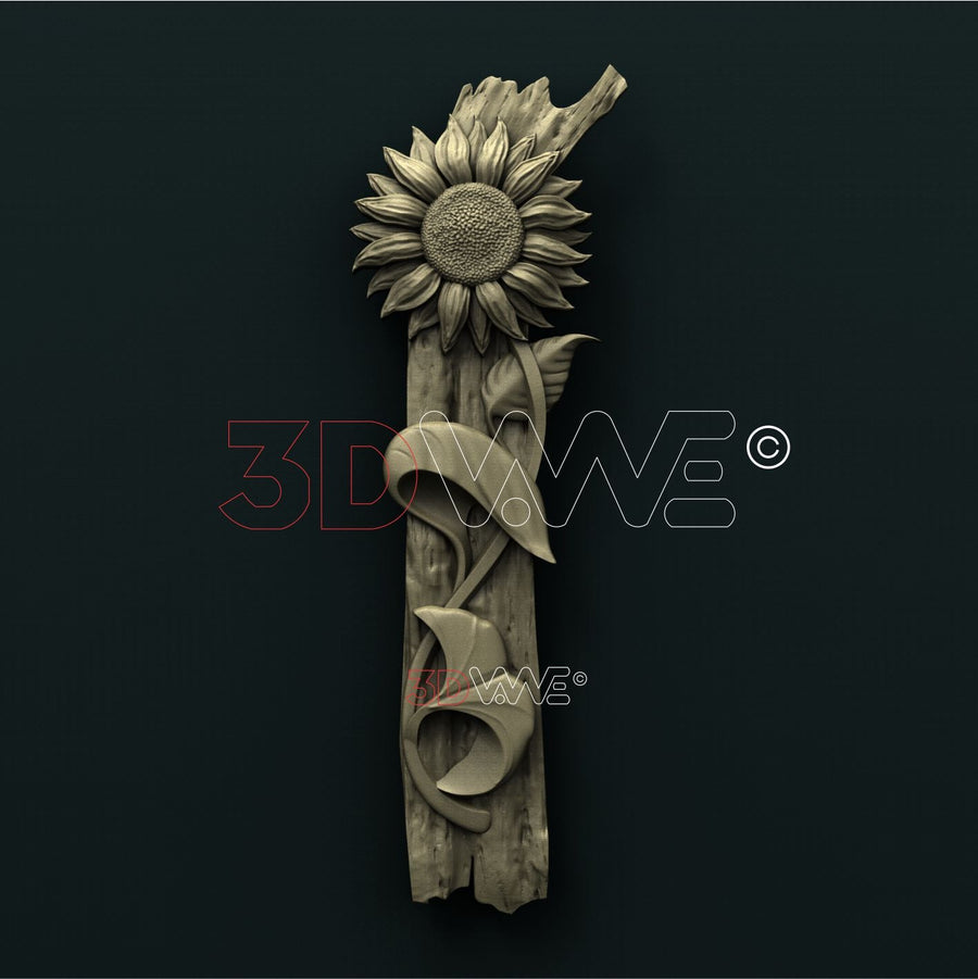 SUNFLOWER 3D STL 3DWave