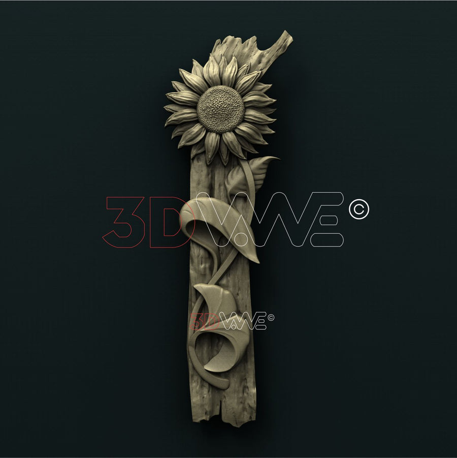SUNFLOWER 3D STL 3DWave