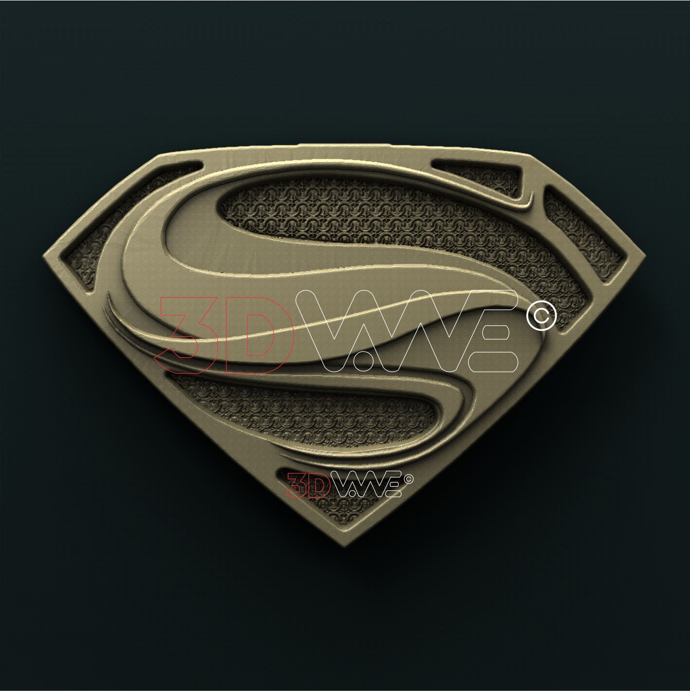 SUPERMAN 3D STL 3DWave